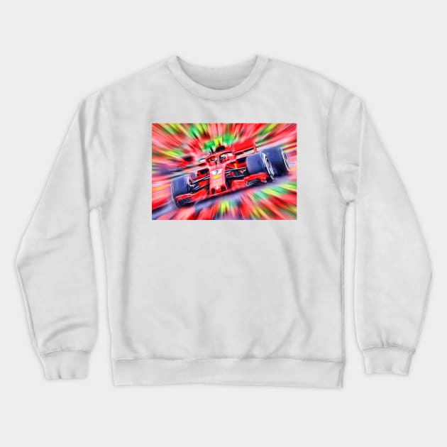 Kimi Raikkonen #7 Crewneck Sweatshirt by DeVerviers